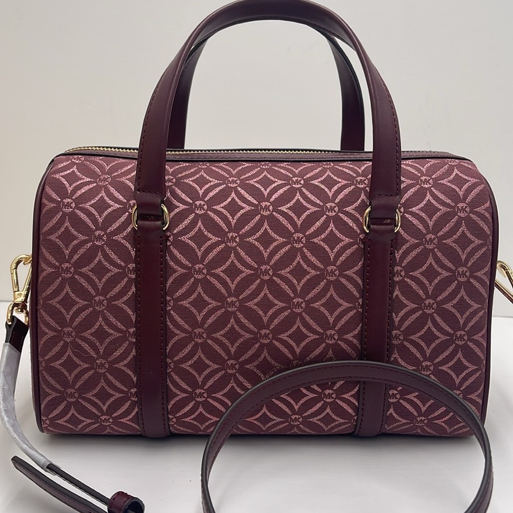 MICHAEL KORS JST TRAVEL MEDIUM DUFFLE SATCHEL SHOULDER CROSSBODY BAG MK … - Picture 7 of 16